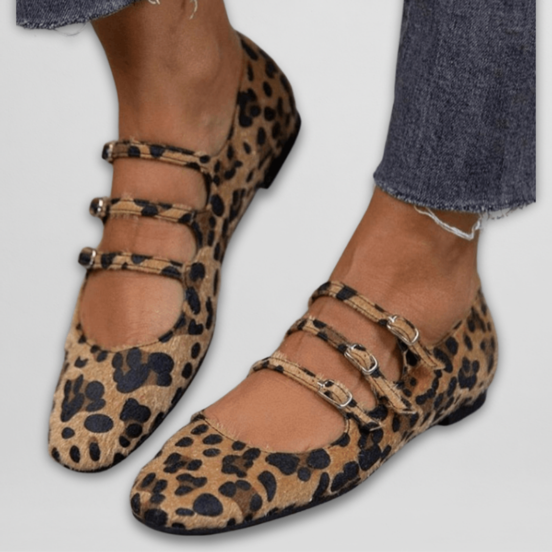 Sophia | Elegant Ballerinas with Animal Print