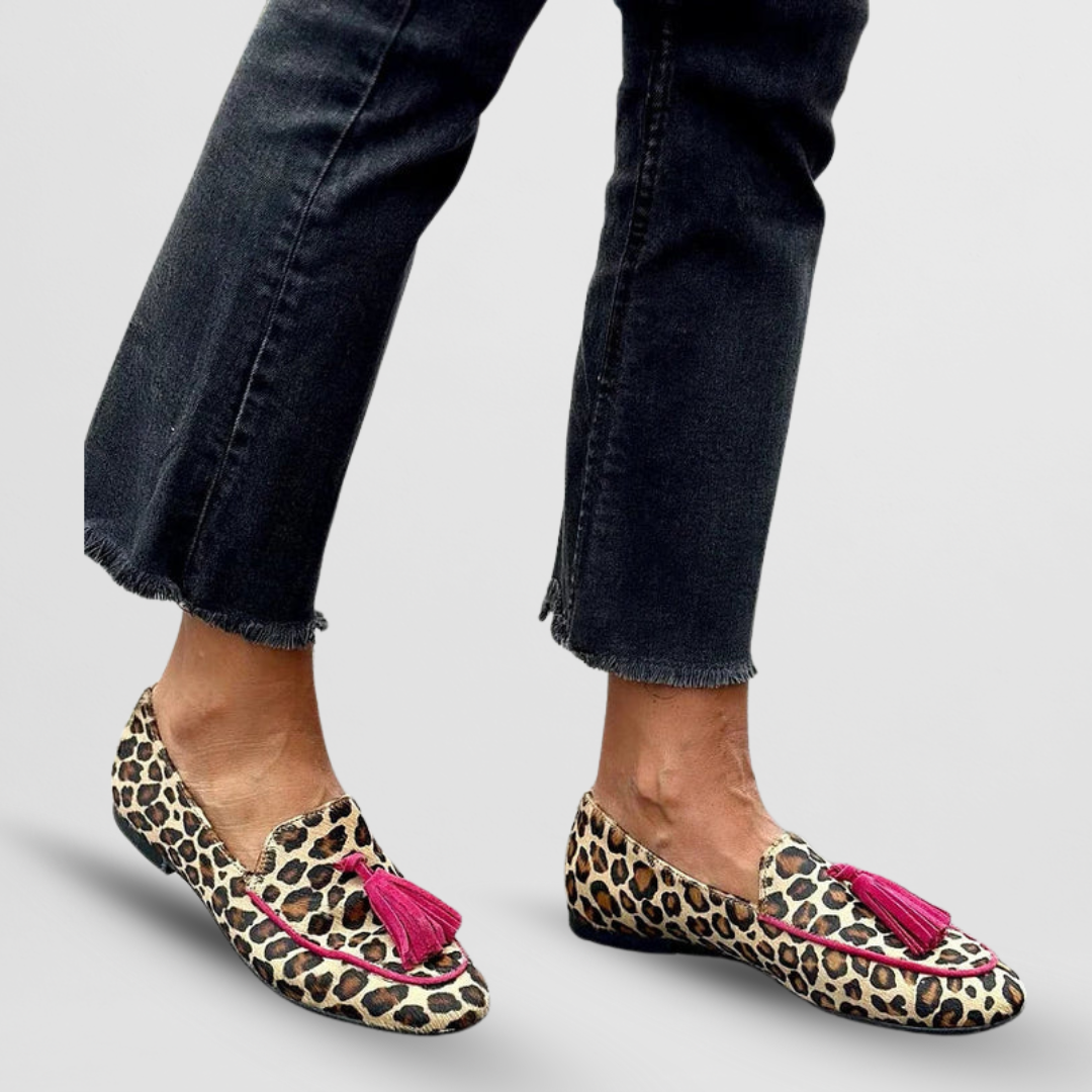 Charlotte | Elegant Slippers with Fringed Details