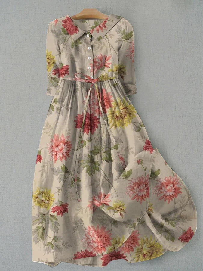 Zinnia | Women's Dress with Waistband