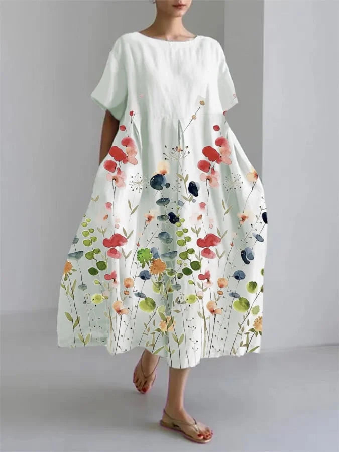 Liliane | Lightweight Floral Maxi Dress for Relaxed Summer Days