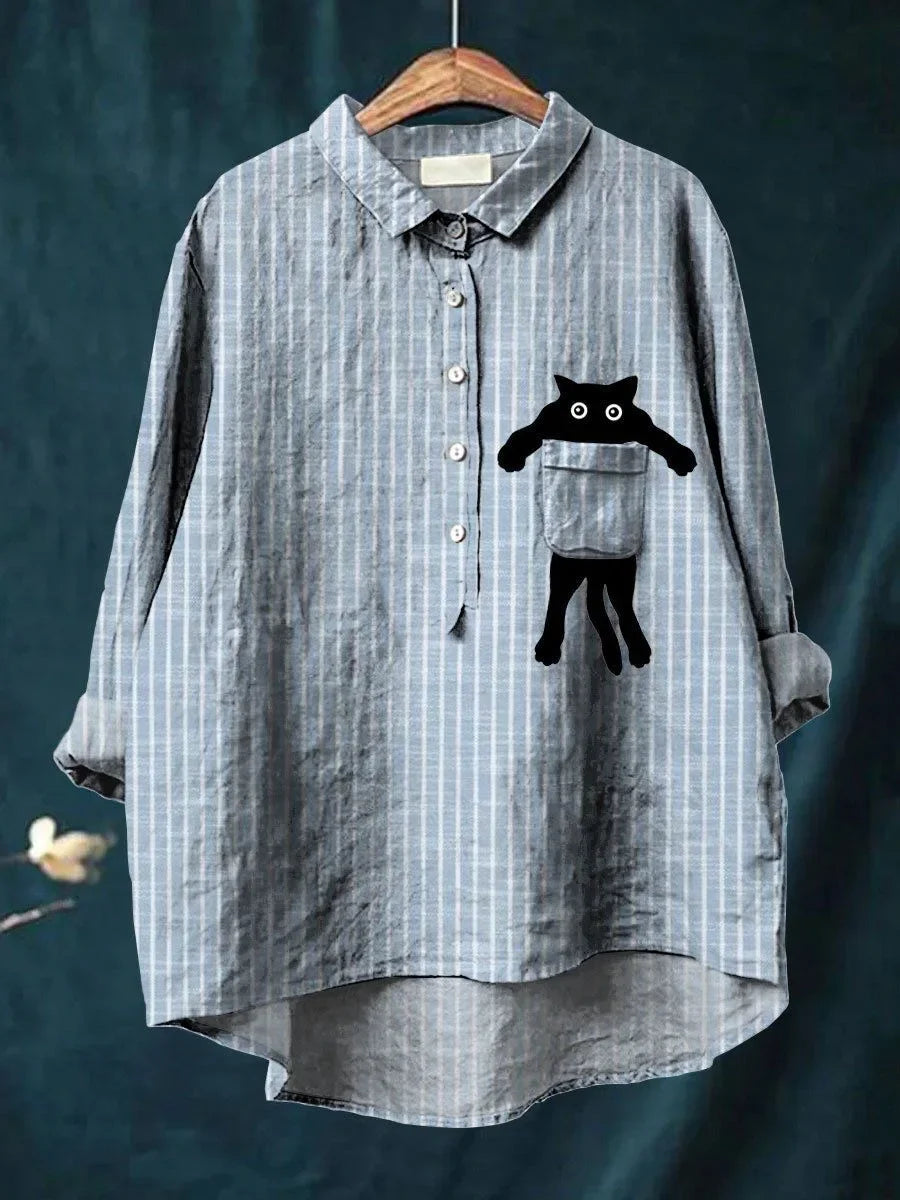 Savannah | Casual Shirt with Pocket Print