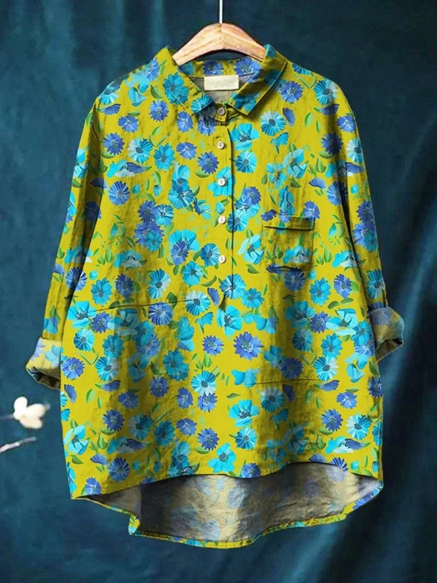 Daisy | Elegant Shirt with Floral Design
