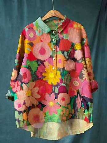 Ashley | Elegant Shirt with Floral Print