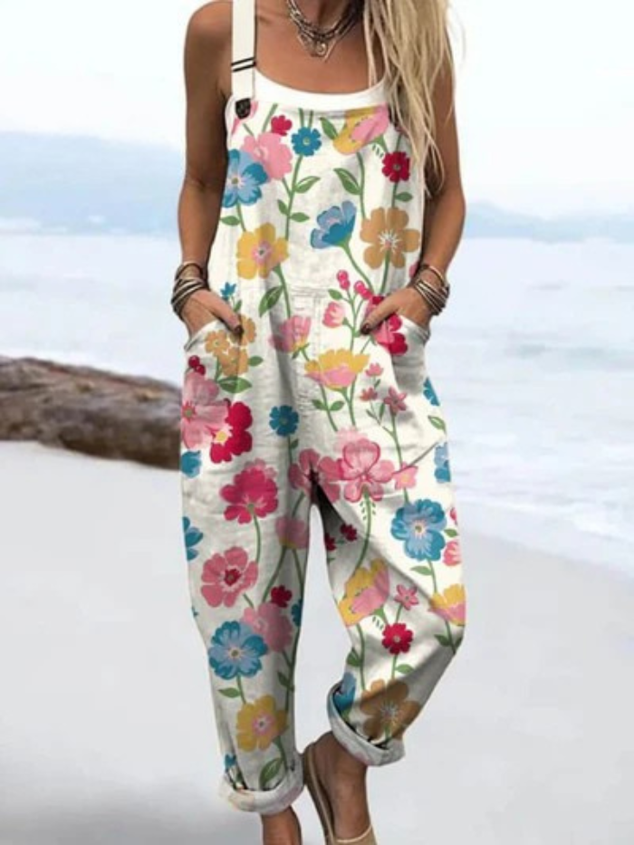 Naomie | Lightweight Vintage Jumpsuit