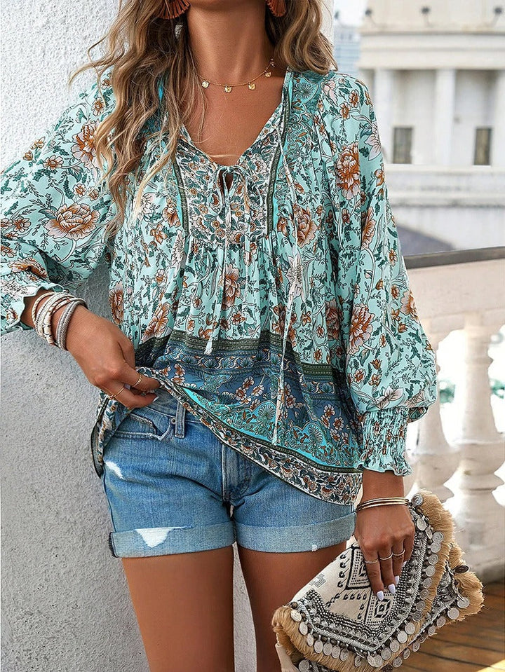 Beverly | Summer Floral Top