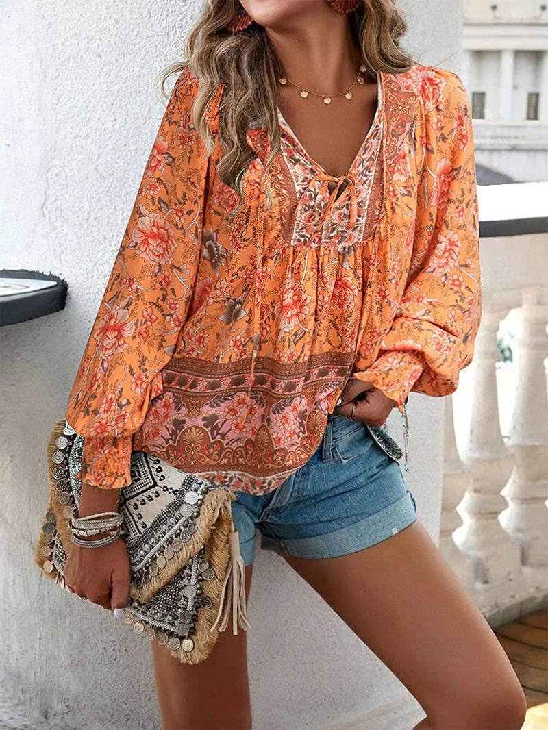 Beverly | Summer Floral Top