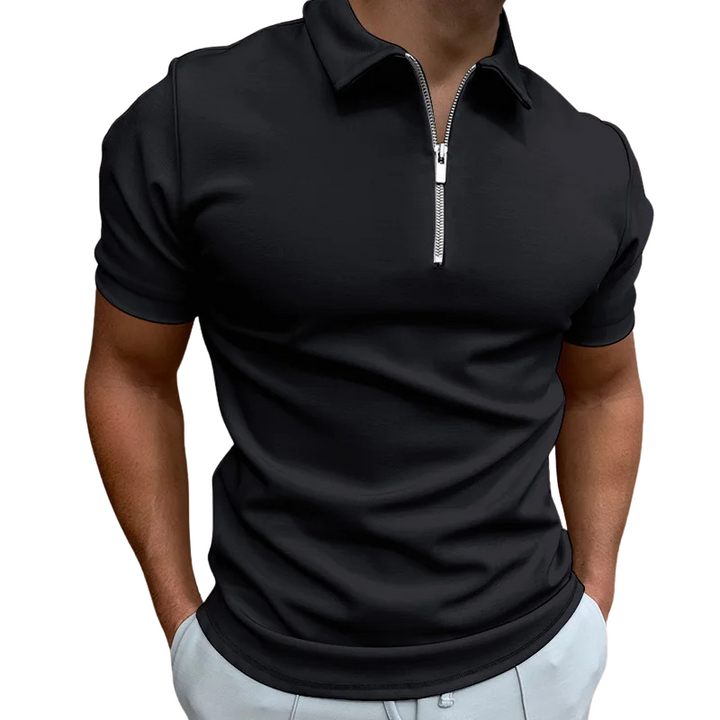 Logan | Modern Zip Polo Shirt Men