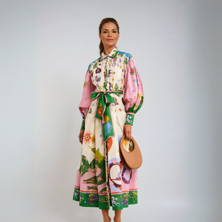 Dorthe | Elegant Italian Maxi Dress