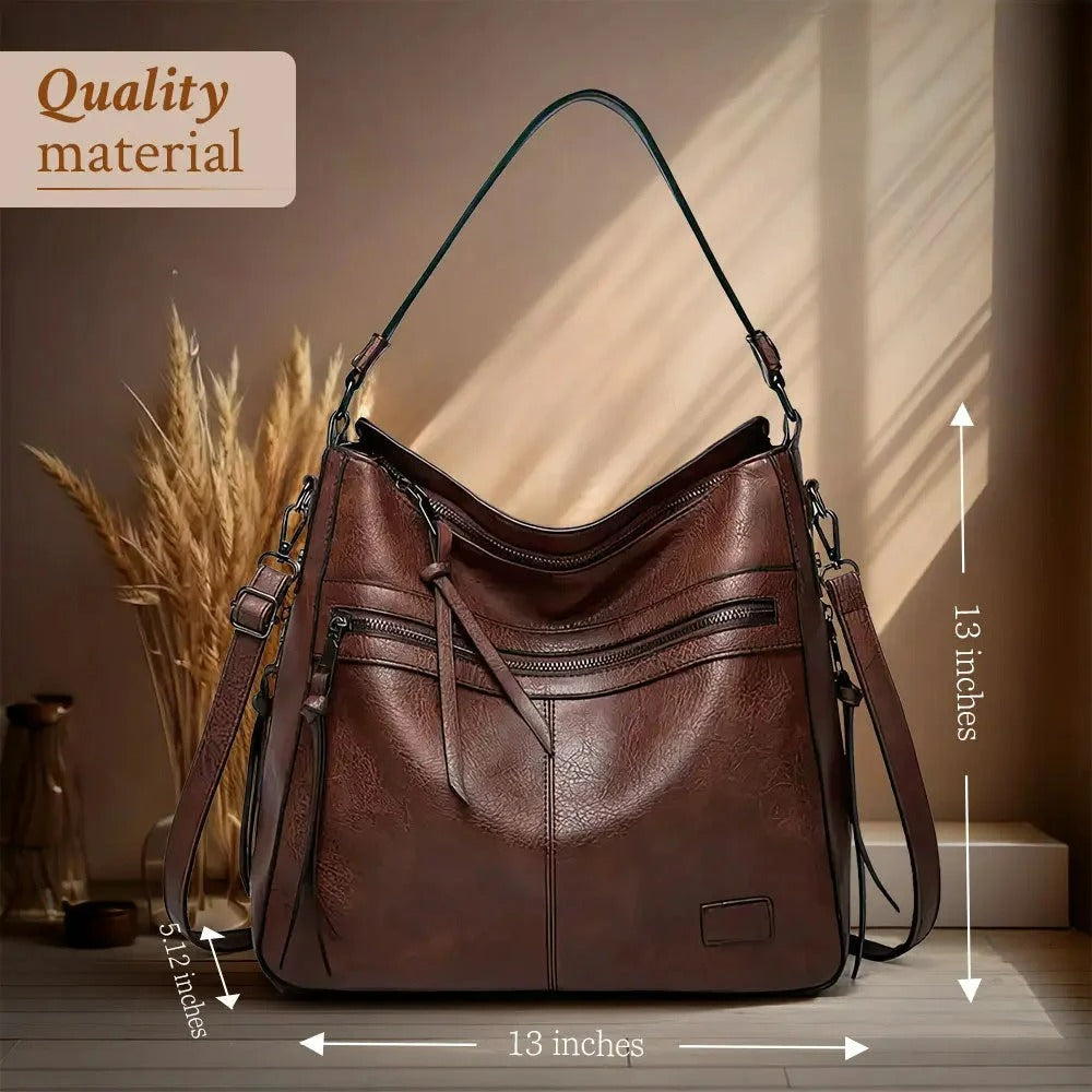 Rose | Luxury Leather Shoulder Bags for Travel