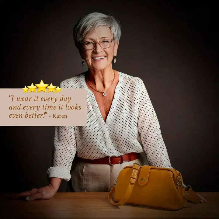 Sarah | Classic Leather Crossbody Bag for Women
