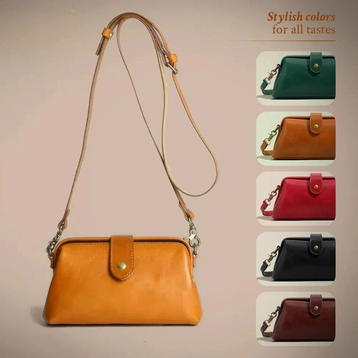 Sarah | Classic Leather Crossbody Bag for Women