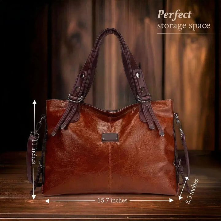 Alice | Fashionable Casual Leather Crossbody Tote