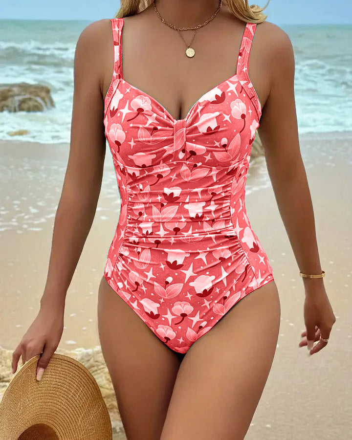 Zoe | Printed One-Piece Tankini Swimsuit