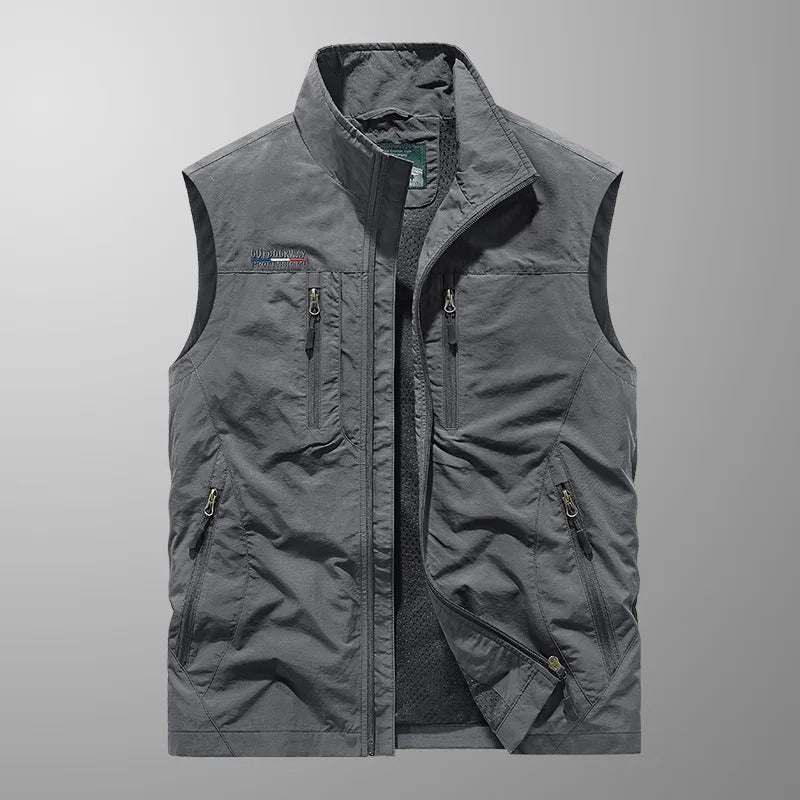 Vincent | Multi-Pocket Breathable Outdoor Cargo Vest