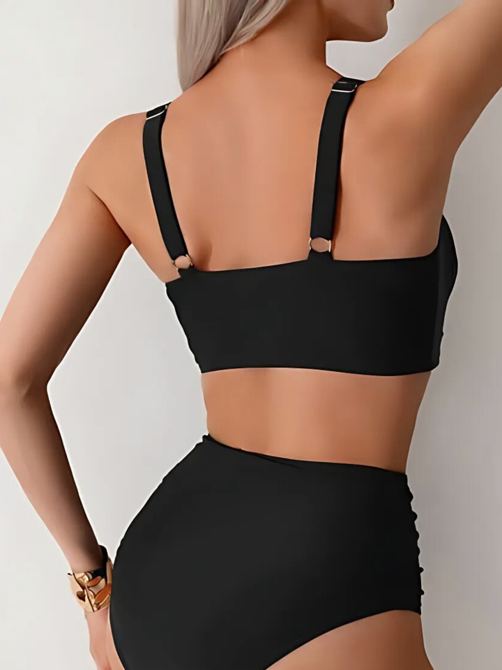 Olivia | Ruffled Bandeau Bikini