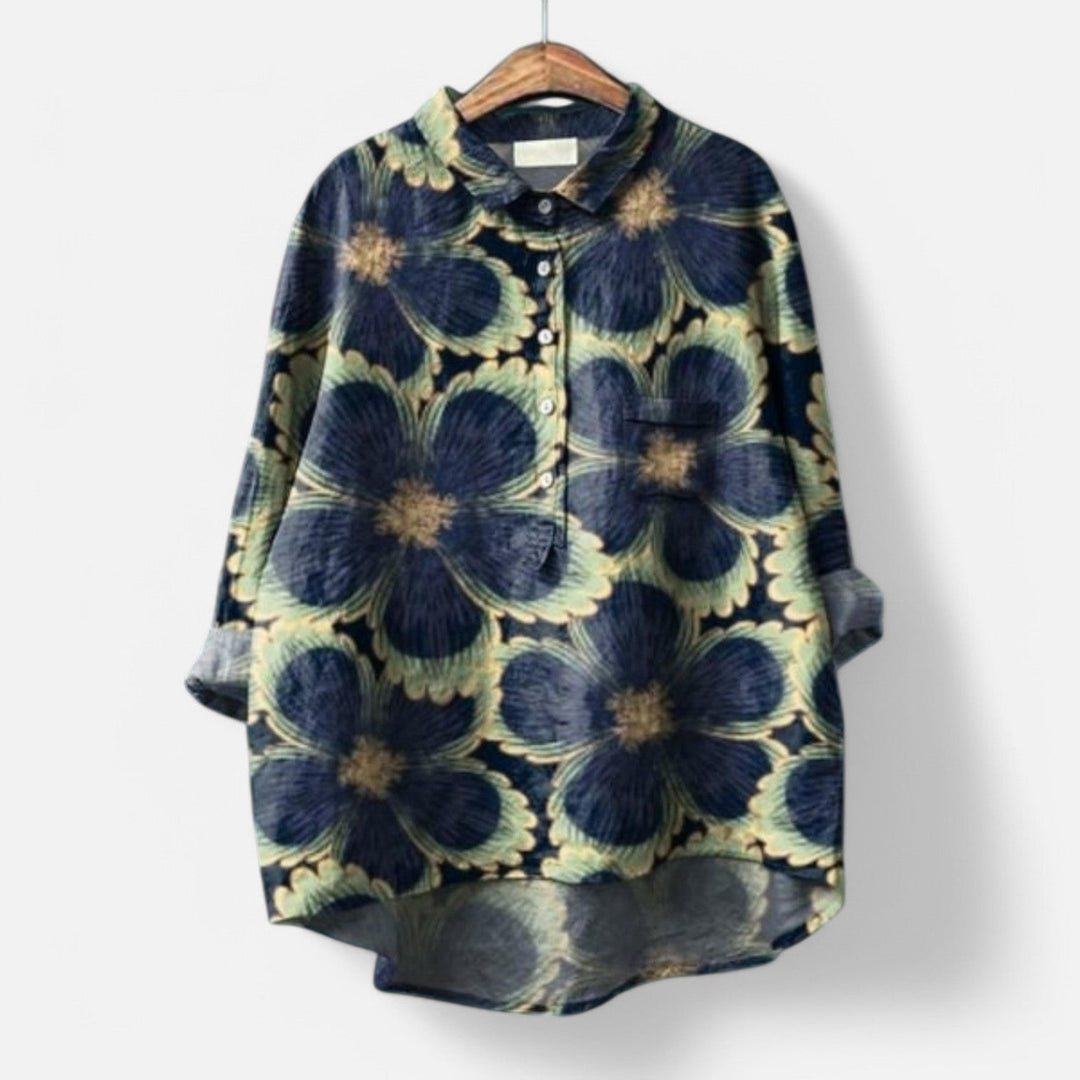 Kiara | Stylish Loose Fit Floral Blouse