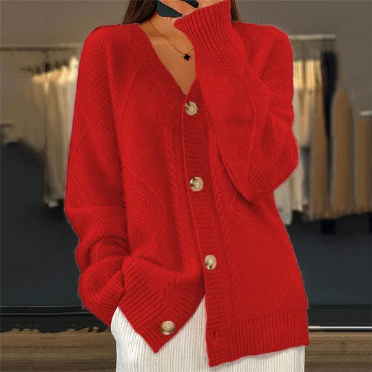 Tanner | Comfortable V-Neck Cashmere Cardigan