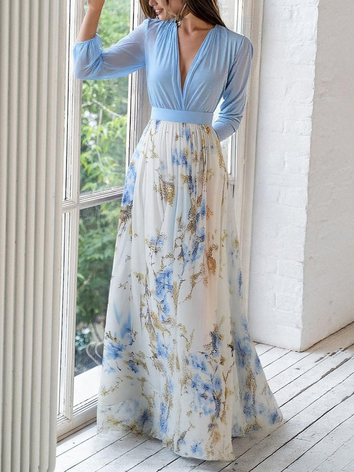 Dolores | Long Floral Pattern Dress