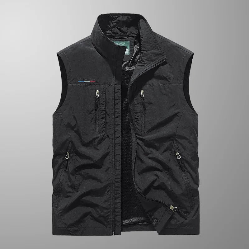 Vincent | Multi-Pocket Breathable Outdoor Cargo Vest