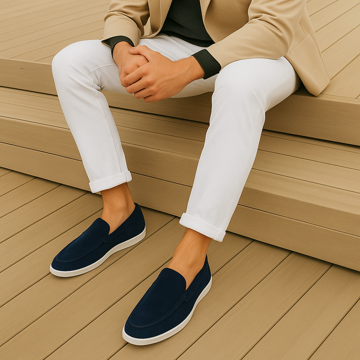 Miles | Elegant suede loafers