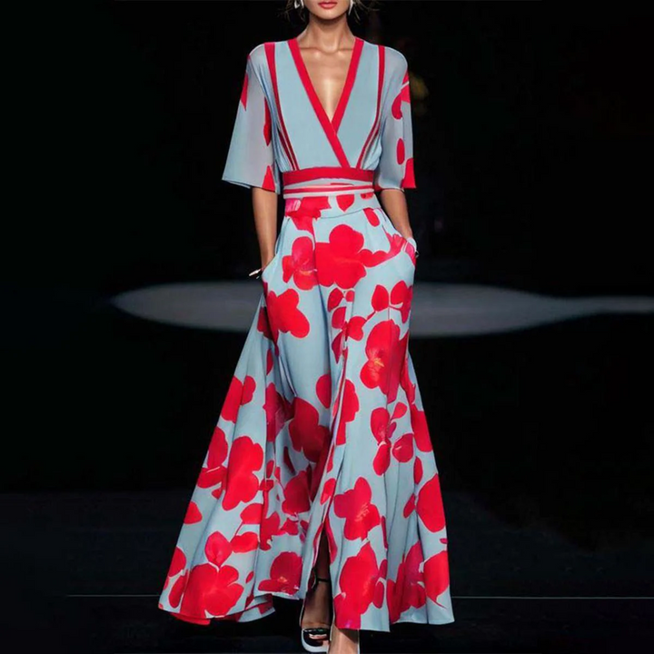 Amara | Classic Floral Robe