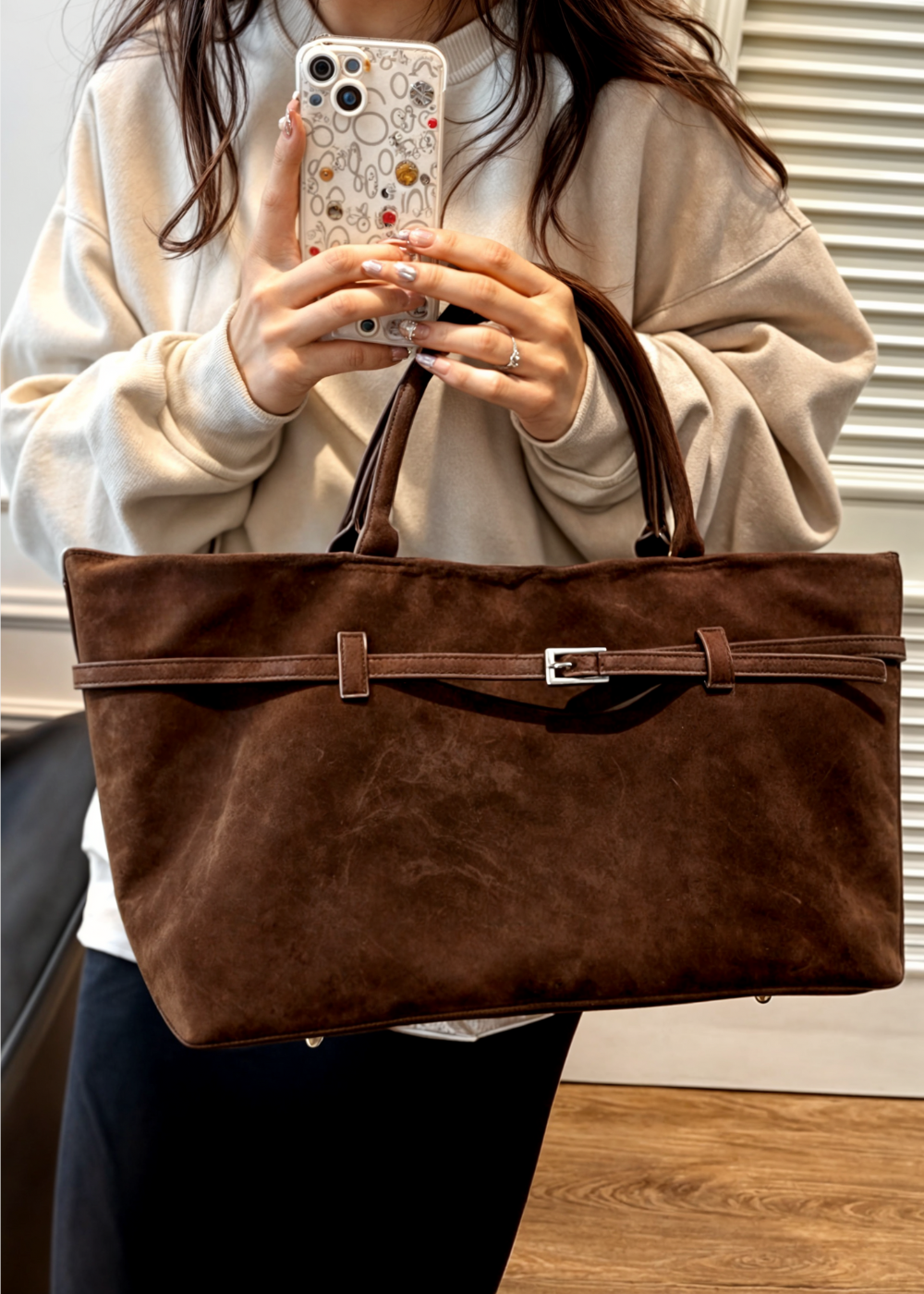 Celeste  | Suede Bag BB