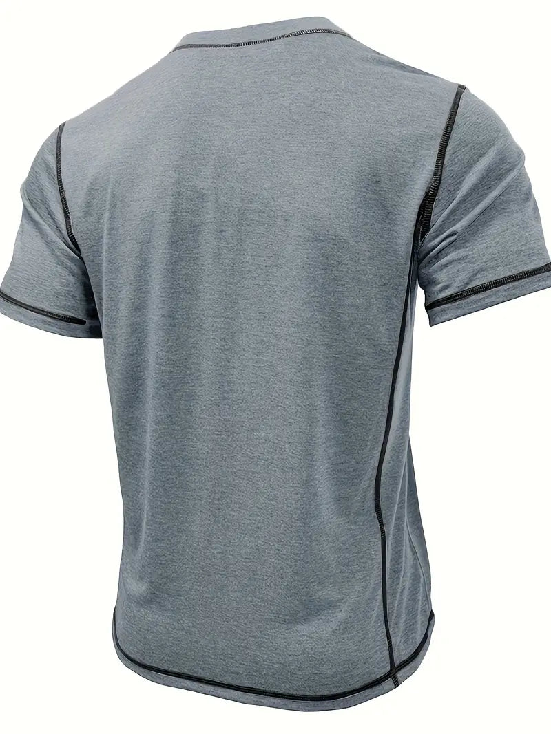 Orazio | Short Sleeve T Shirt With Button