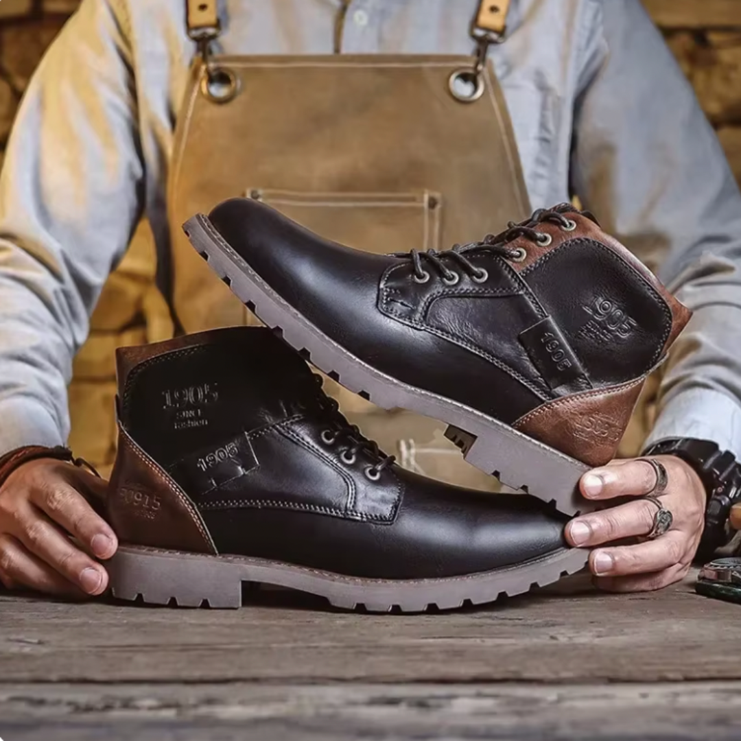 Jason | Stylish Rugged Lace Boots