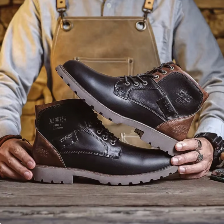 Jason | Stylish Rugged Lace Boots