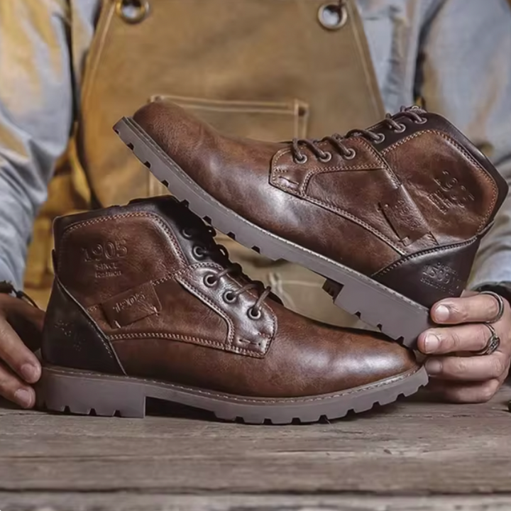 Jason | Stylish Rugged Lace Boots