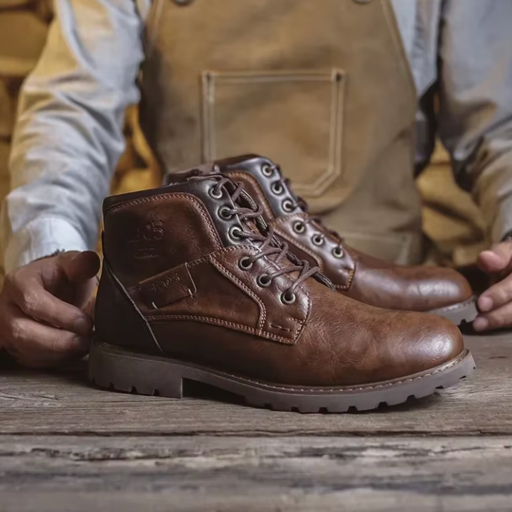 Jason | Stylish Rugged Lace Boots