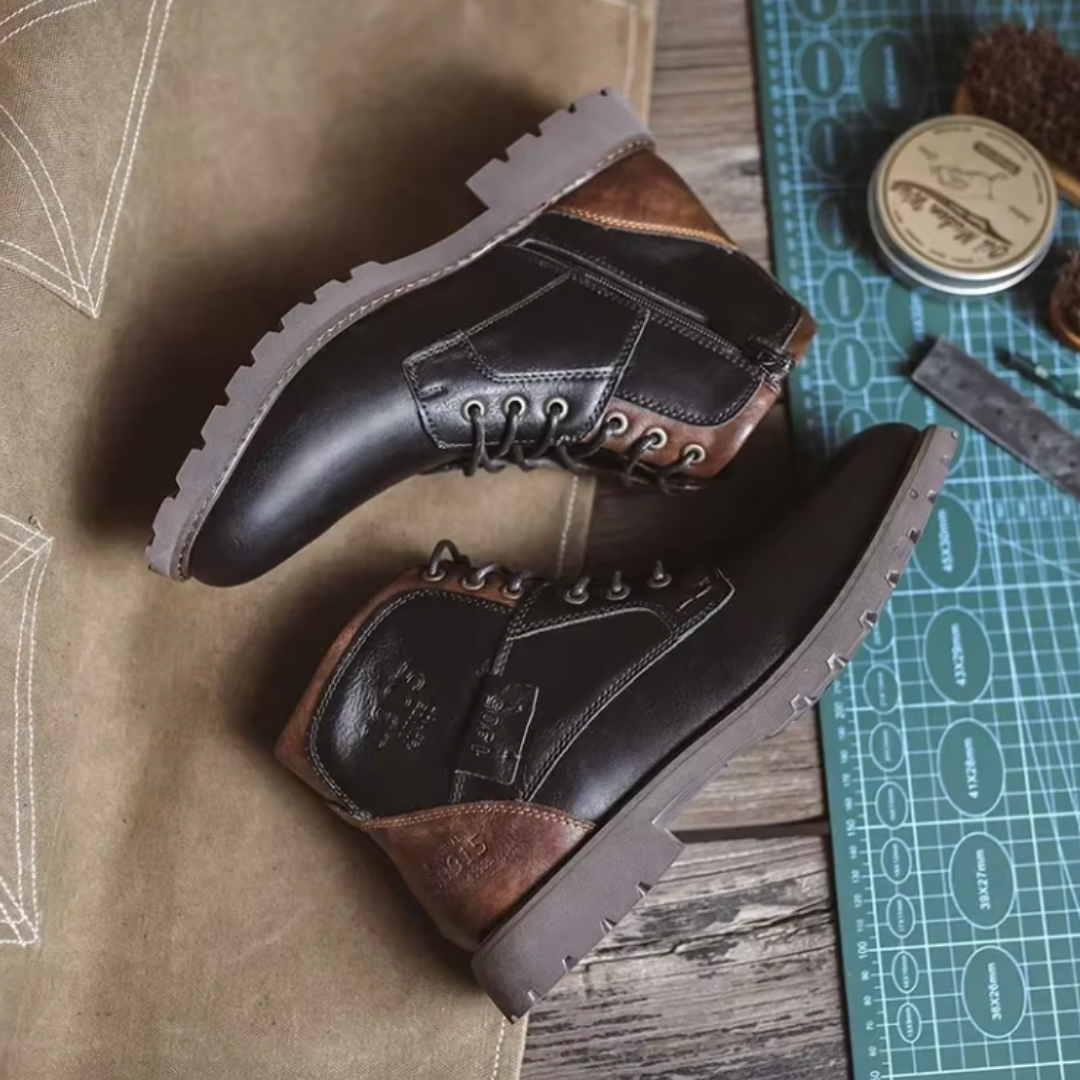 Jason | Stylish Rugged Lace Boots