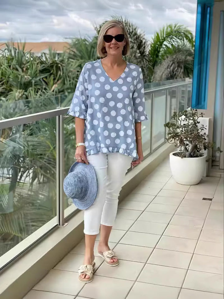 Beth | Stylish V-Neck Blouse