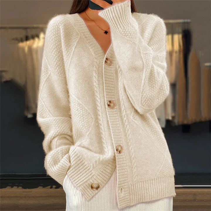 Tanner | Comfortable V-Neck Cashmere Cardigan
