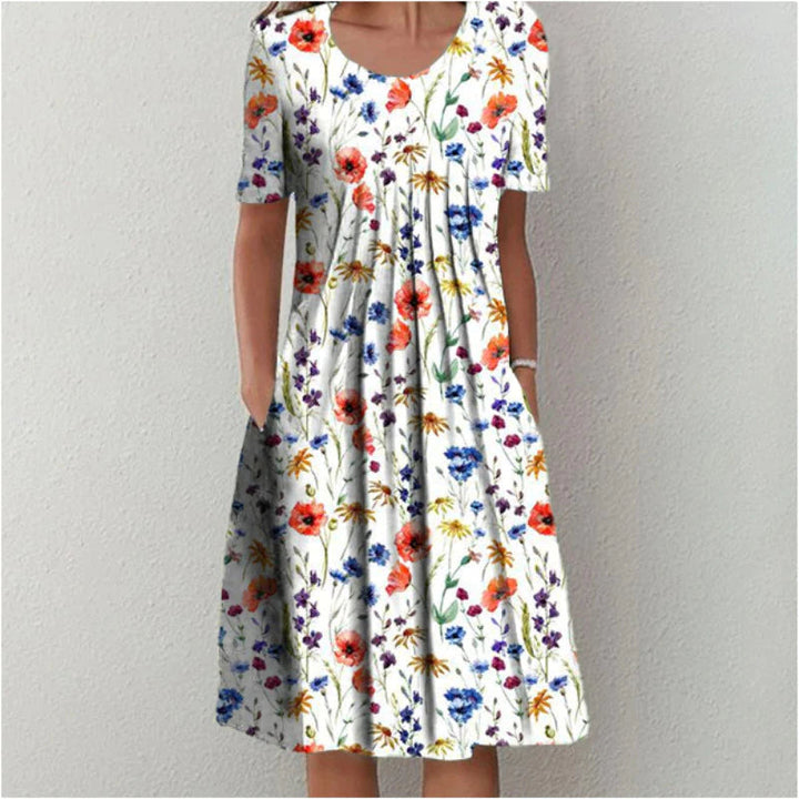 Sofia | Stylish and Casual Floral Dress with Pockets