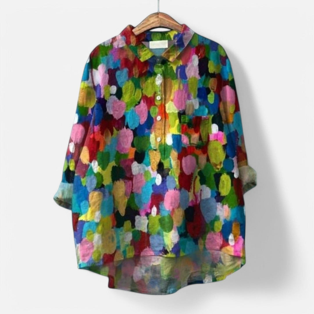 Kiara | Stylish Loose Fit Floral Blouse