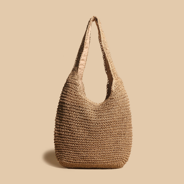 Valeria | Stylish Straw Woven Rattan Shoulder Bag