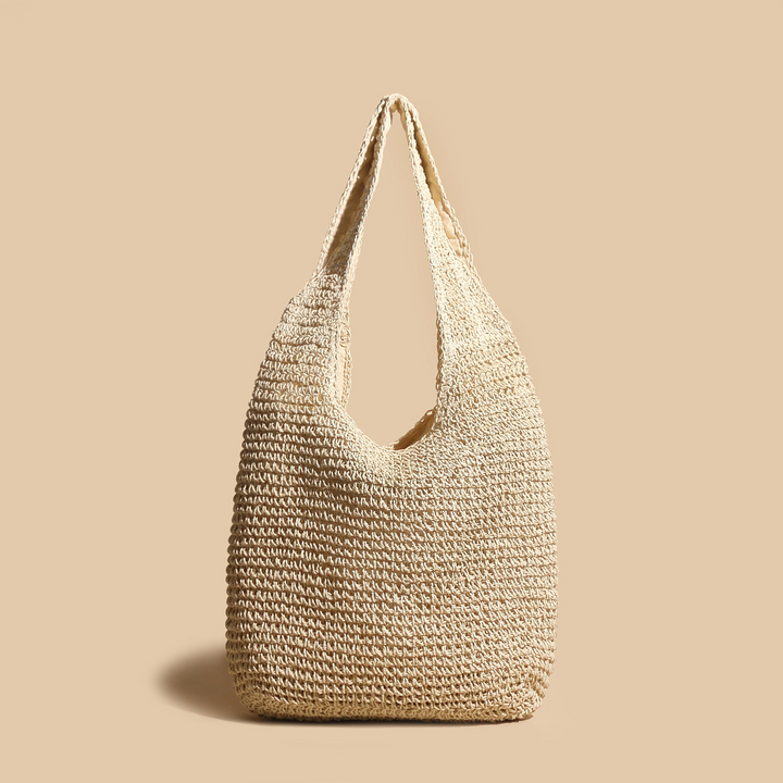 Valeria | Stylish Straw Woven Rattan Shoulder Bag