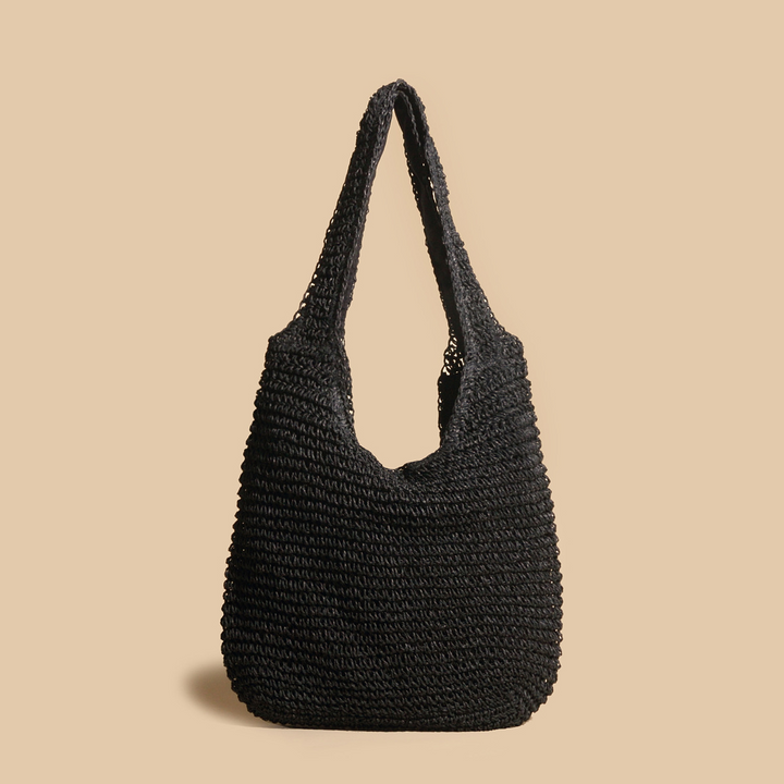 Valeria | Stylish Straw Woven Rattan Shoulder Bag