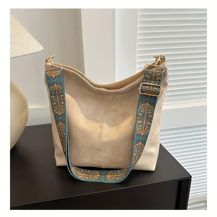 Amelia | Casual Wide Strap Shoulder Bag