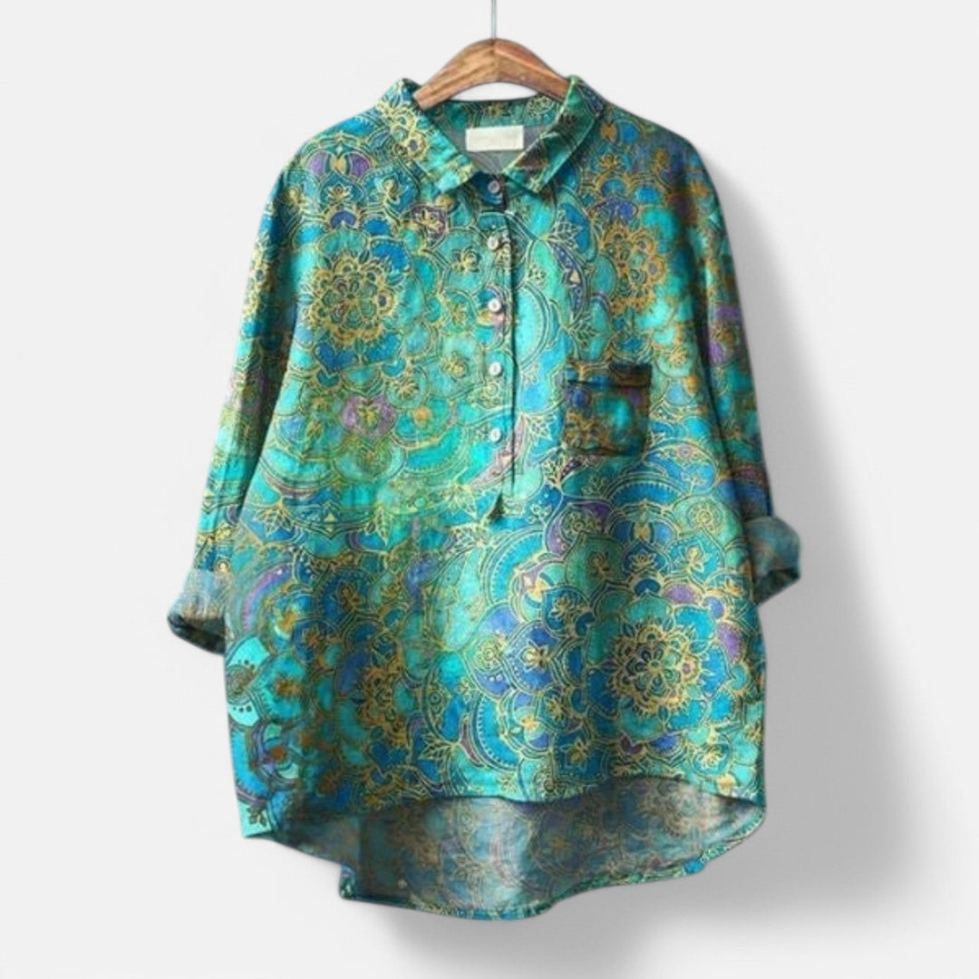 Kiara | Stylish Loose Fit Floral Blouse
