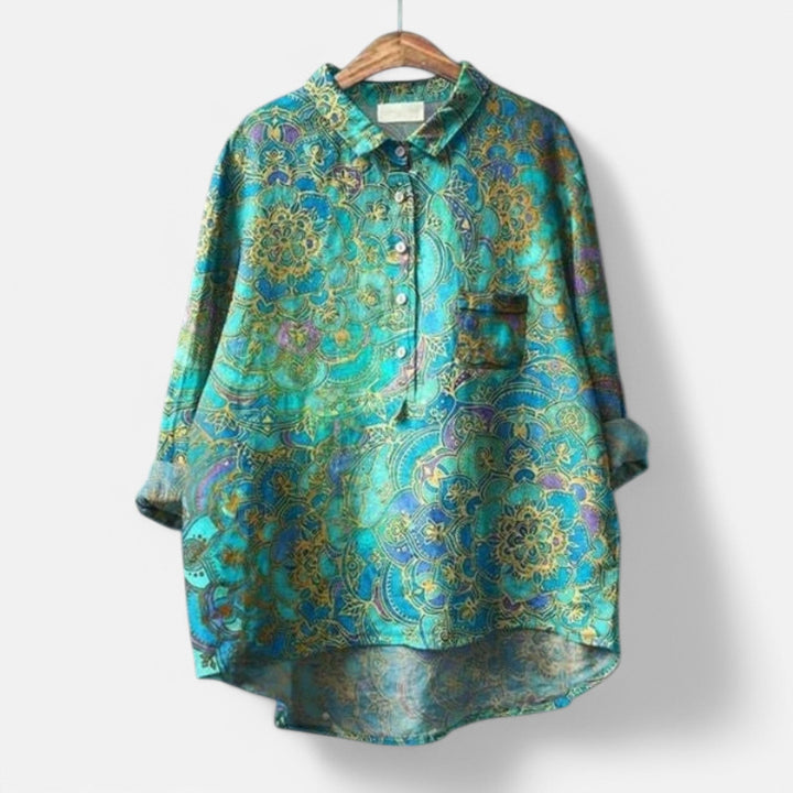 Kiara | Stylish Loose Fit Floral Blouse