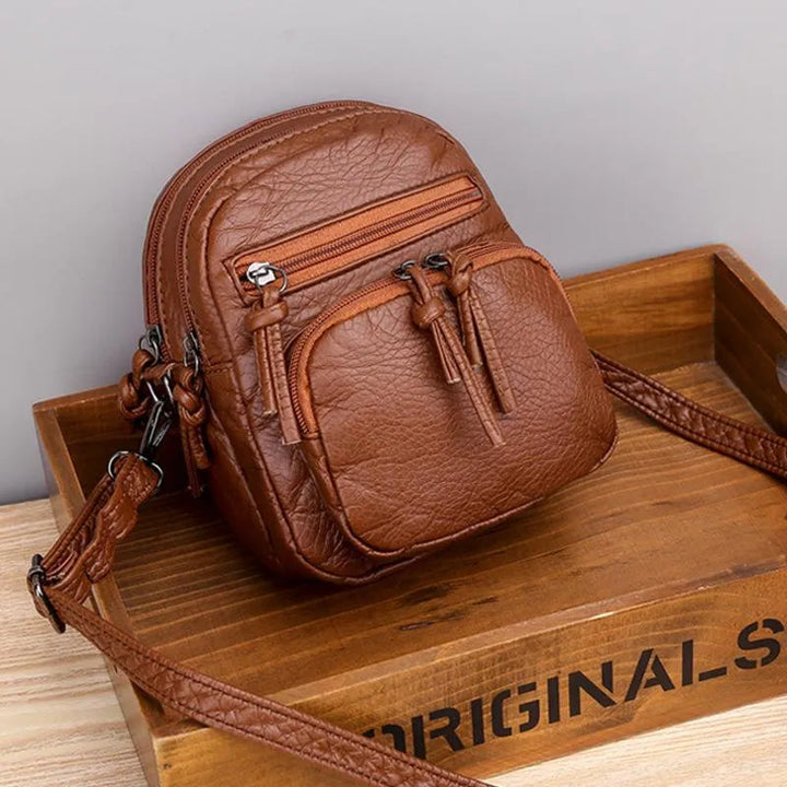 Ella |  Elegant Leather Shoulder Bag