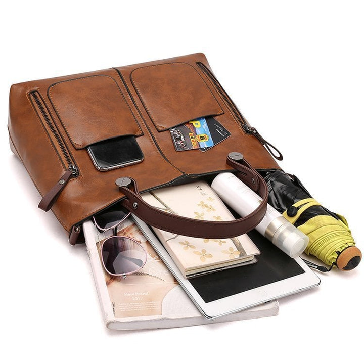 Winslet | Iconic Retro PU Leather Crossbody Handbag