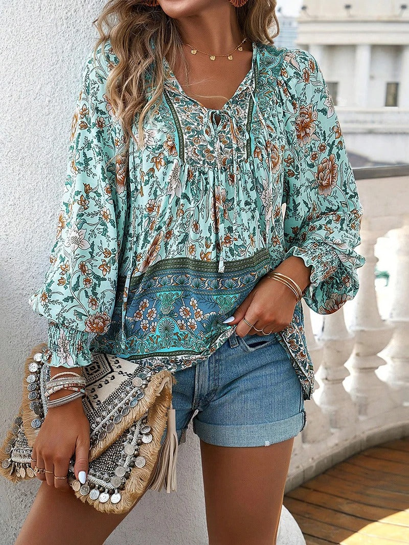 Beverly | Summer Floral Top