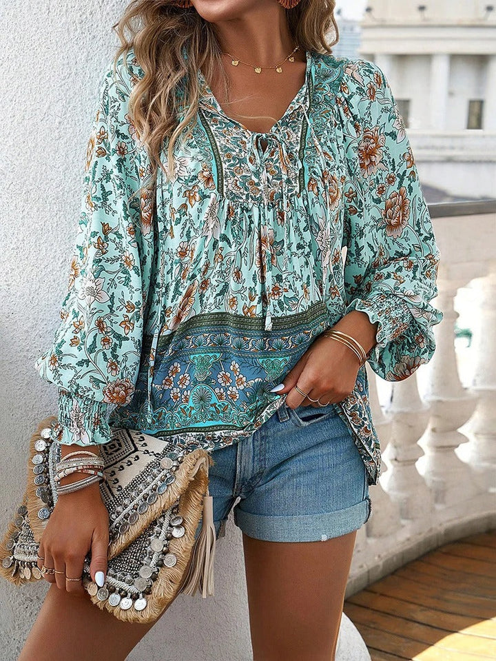Beverly | Summer Floral Top