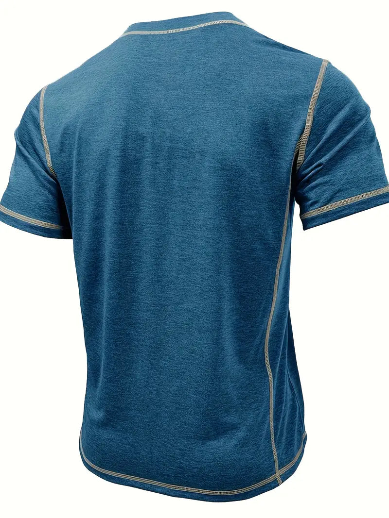 Orazio | Short Sleeve T Shirt With Button