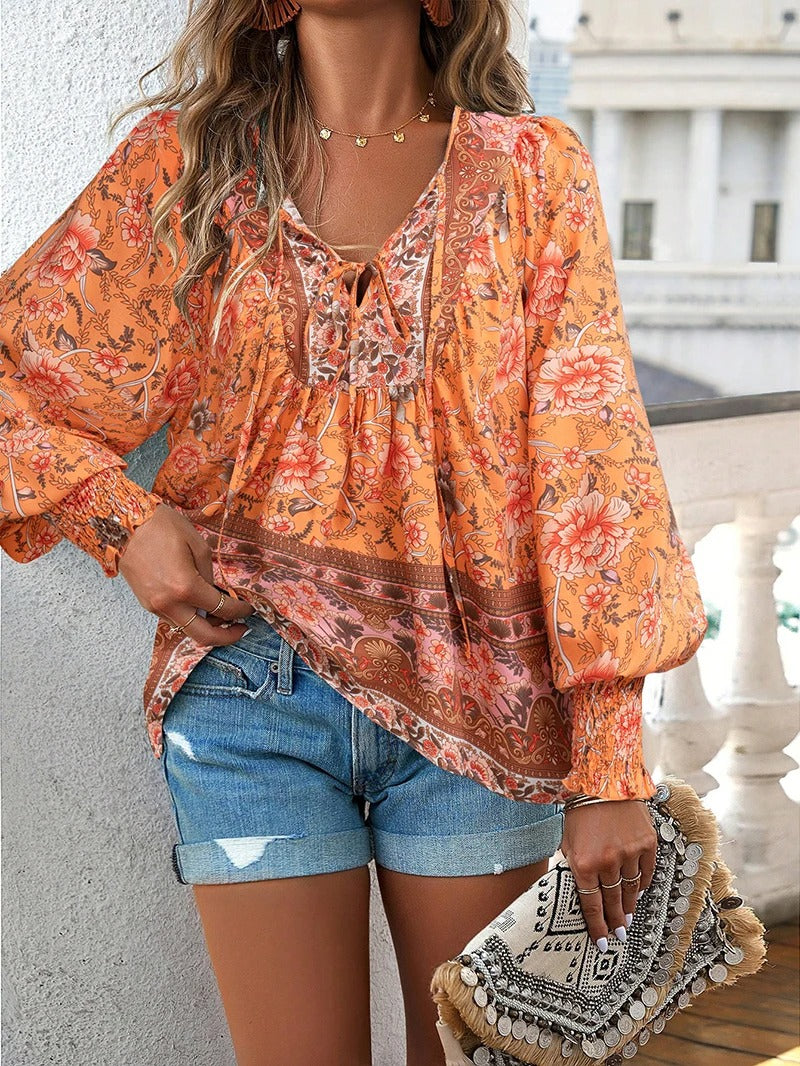 Beverly | Summer Floral Top