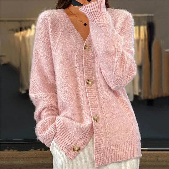 Tanner | Comfortable V-Neck Cashmere Cardigan
