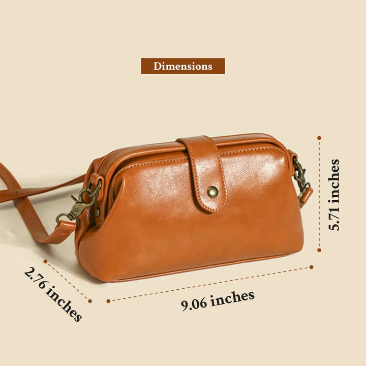 Sarah | Classic Leather Crossbody Bag for Women